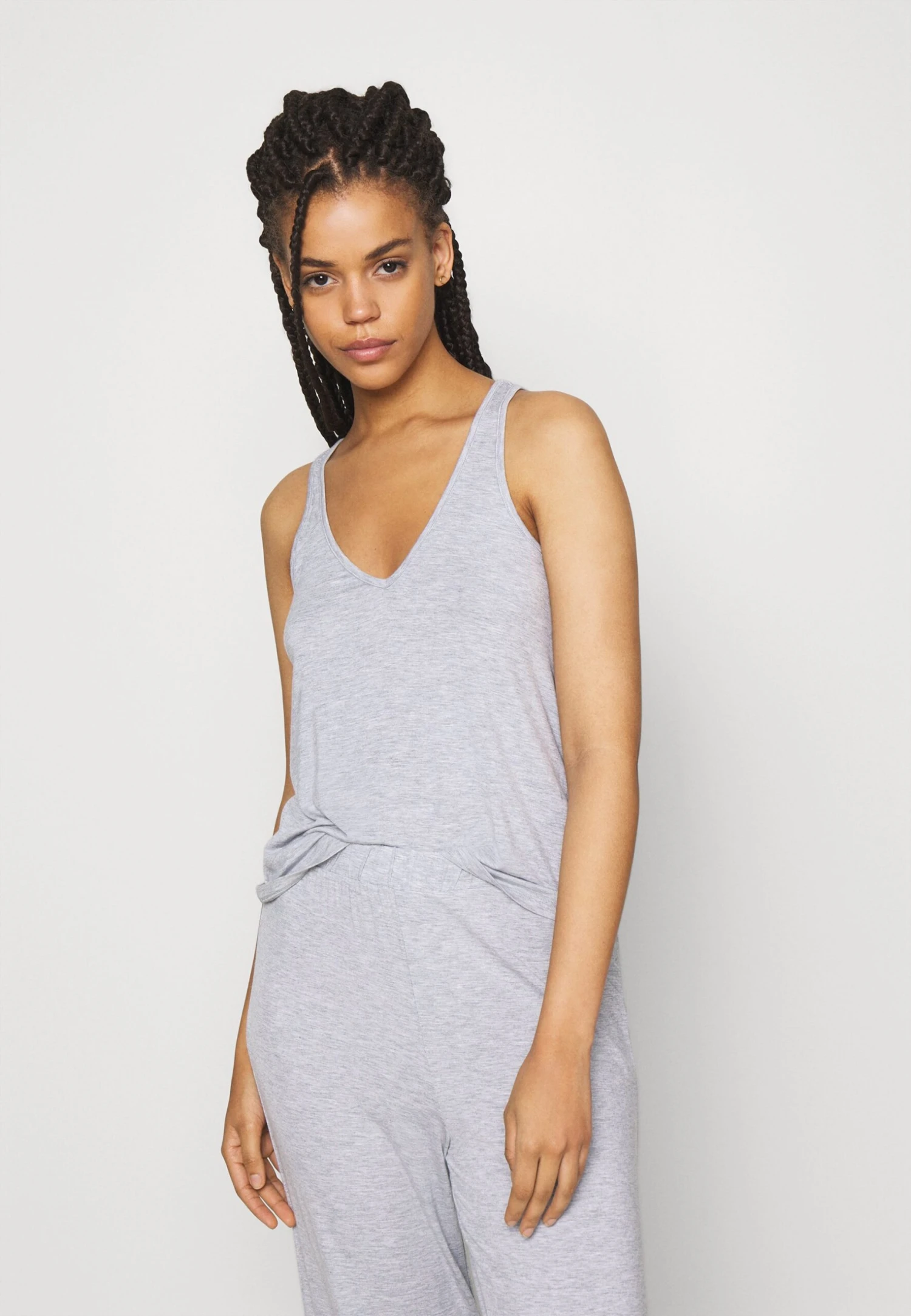 PigiamaMottled Light Grey Donna Intimo notte e Loungewear AN681P059-C11