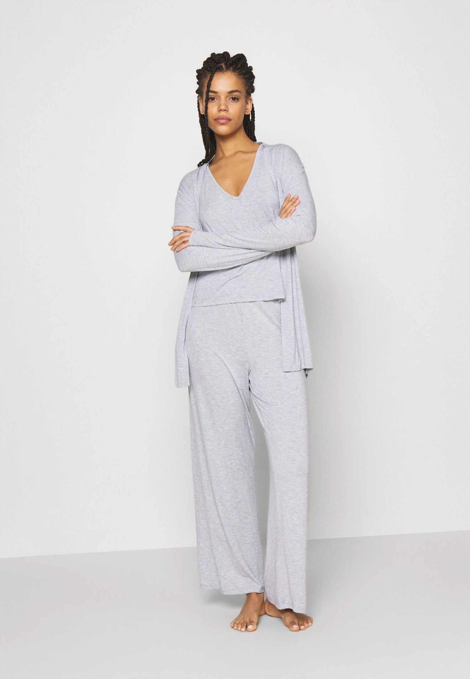 PigiamaMottled Light Grey Donna Intimo notte e Loungewear AN681P059-C11