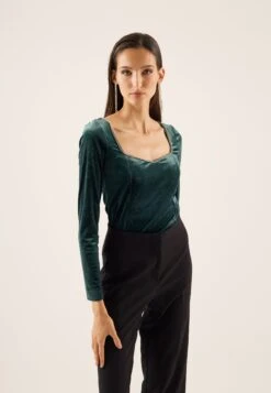Anna Field Maglietta A Manica LungaDark Green Donna T-shirt E Top AN621D18G-M11