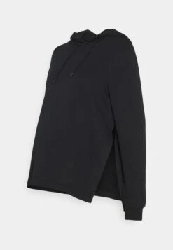 Nursing Hoodie With Slit - Felpa Con Cappuccio - Black