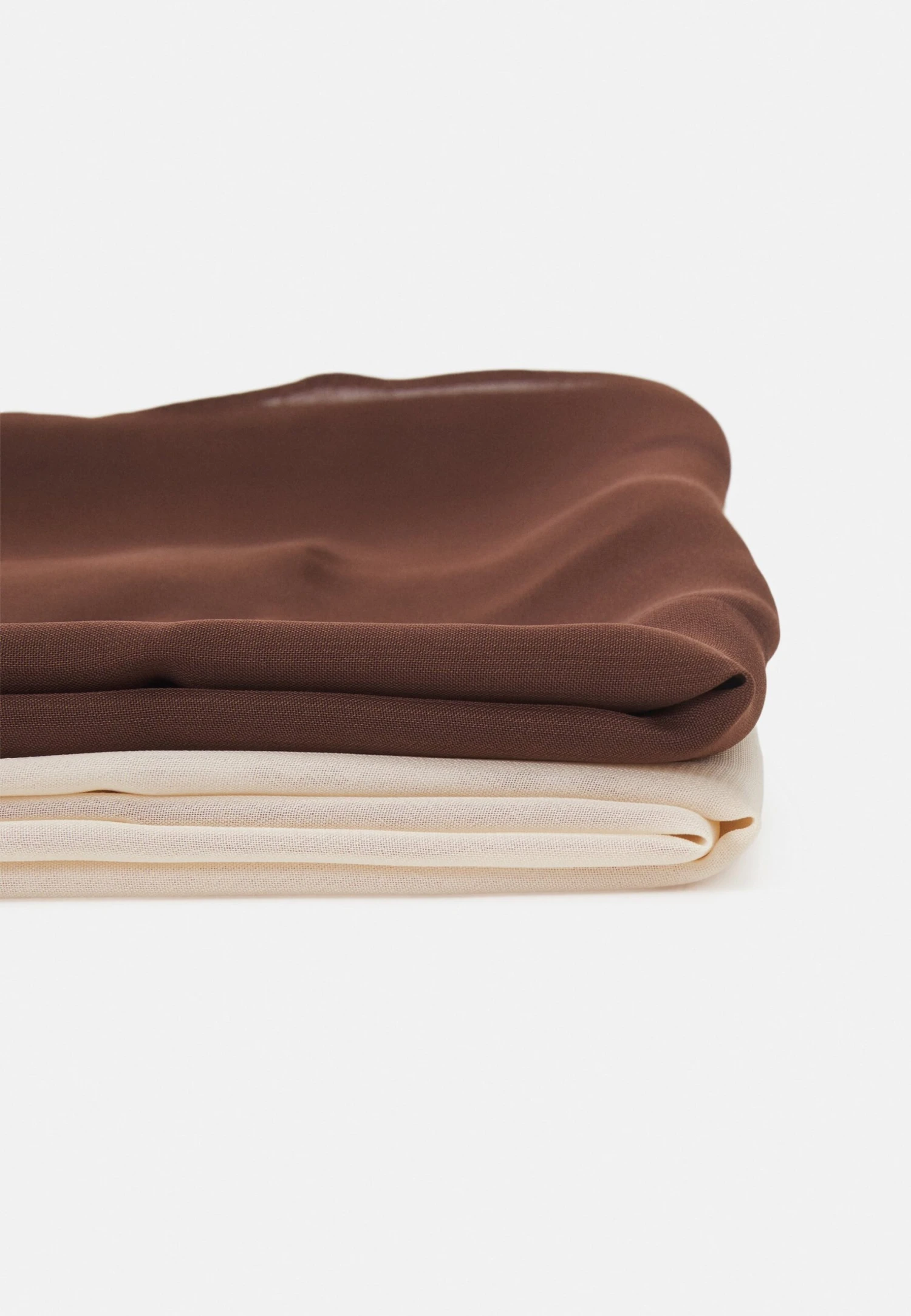 2 PackCopricapoOff-White/Brown Donna Cappelli e foulard AN651G083-A11