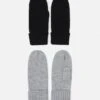 Anna Field 2 PackMuffoleBlack/Grey Donna Guanti AN651A06I-Q12