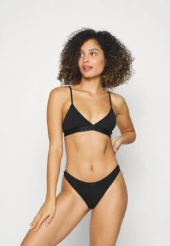 Anna Field Georgina 7Pp Thong CottonPerizomaBlack/Grey Donna Intimo AN681C004-Q14