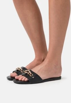 Wide FitCiabattineBlack Donna Ciabatte E Zoccoli ANJ11A03B-Q11