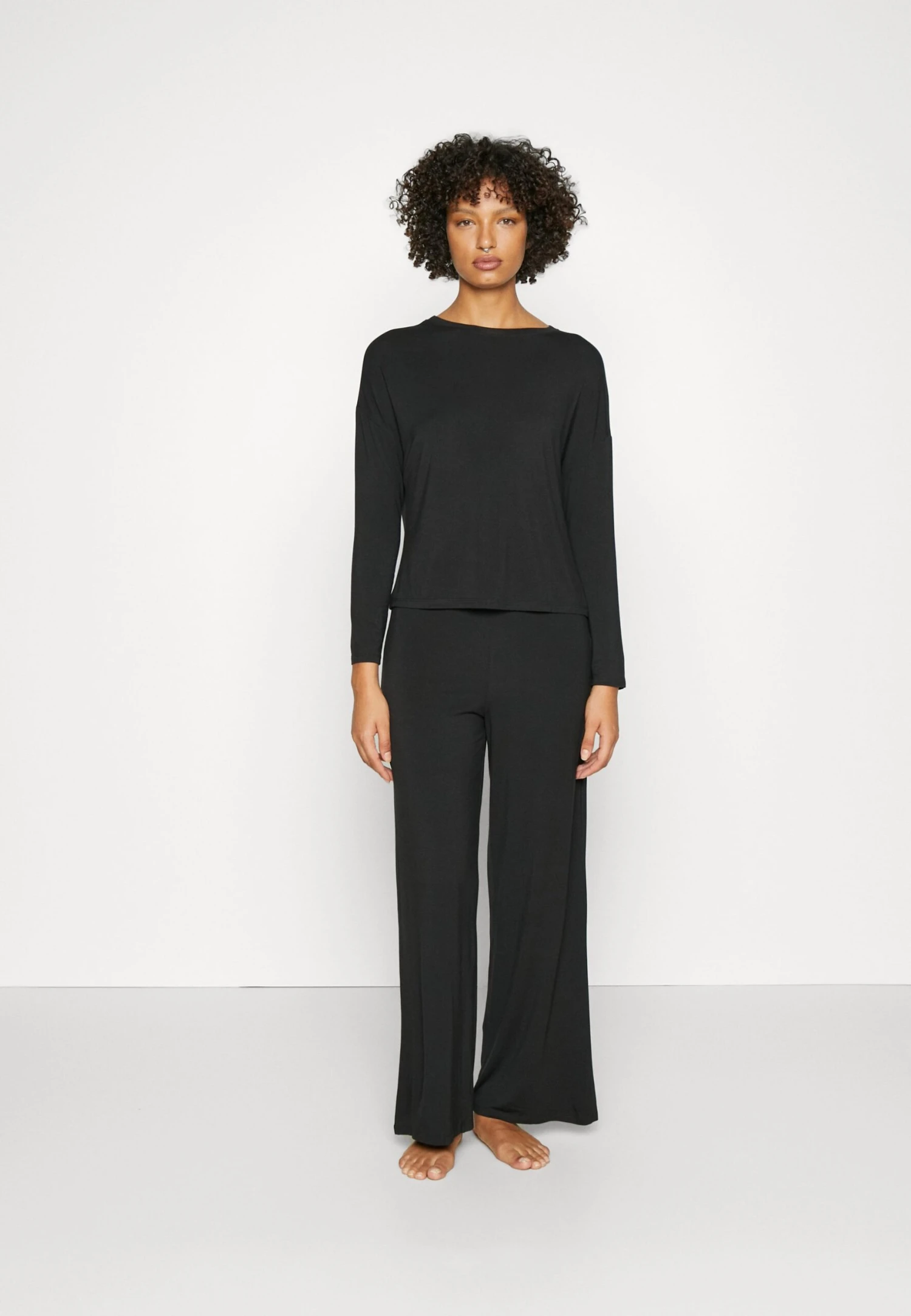 Wide Leg - Pigiama - Black